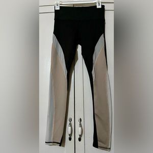 Noli Colorblock Black White Leggings Small